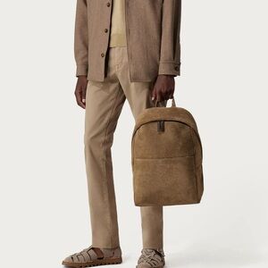 Canali Casual Five Pockets Beige Pants Soft Comfort Fit Men’s sz 50